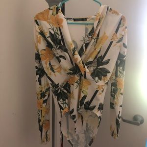 Boohoo lemonade yellow fashion top